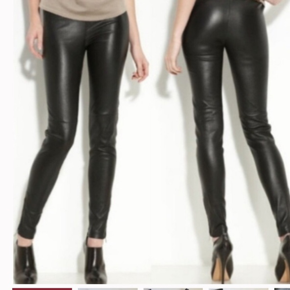 Faux Leather Pants
